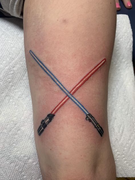 Minimalist Lightsaber Tattoo, Anakin Vader Tattoo, Anakin Skywalker Lightsaber Tattoo, Anakin Skywalker Tattoo, Skywalker Tattoo, Anakin Skywalker Lightsaber, Lightsaber Tattoo, Anakin Darth Vader, Darth Vader Lightsaber