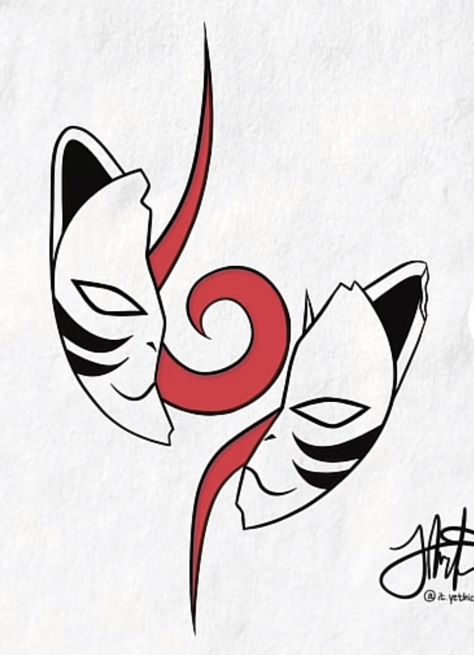 Anbu Mask Tattoo Design, Anbu Mask Tattoo, Kakashi Anbu Mask Tattoo, Itachi And Kakashi Tattoo, Simple Anime Tattoos Naruto, Anbu Black Ops Tattoo, Itachi Drawings, Kakashi Anbu Tattoo, Anbu Mask Tattoos