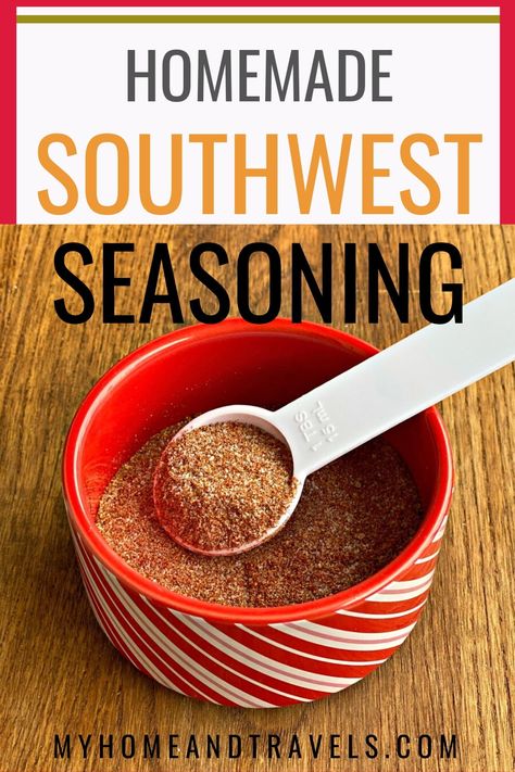 Southwestern Seasoning Recipe, Southwest Spice Blend Recipe, Southwest Seasoning, Homemade Spice Mix, Spice Blends Recipes, Seasoning Blends, Spice Mix Recipes, Homemade Spice Blends, Seasoning And Spice