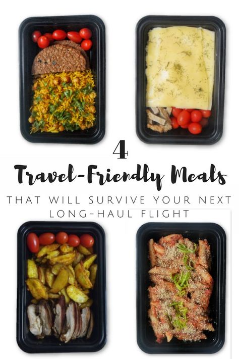 Easy travel-friendly meals that you can take to the airport and that will survive a long-haul flight Packable Food For Travel, Travel Friendly Meals, Food To Take On A Plane, Airport Meals, Meals While Traveling, Airplane Snacks, Airplane Food, Plane Food, Unique Vehicles