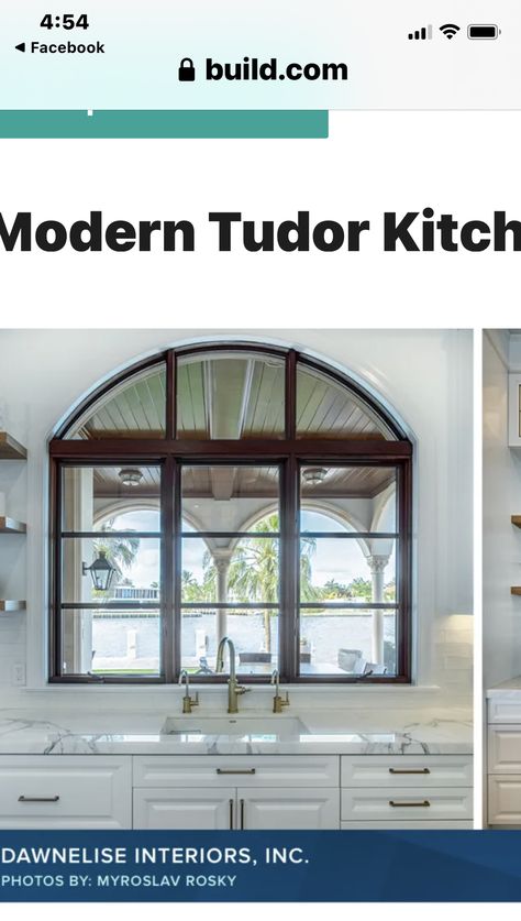 Arched Kitchen Window, Kitchen Windows Above Sink, Arched Kitchen, Window Above Sink, Window Over Sink, Above Sink, Kitchen Windows, Arched Eyebrows, Over Sink