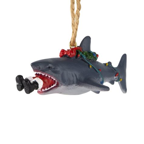 PRICES MAY VARY. Whimsically Humorous Gift: Watch out as a hungry shark patrols the waters, seeking the perfect meal! This holiday season, infuse your home with a lighthearted and funny atmosphere, making it a perfect and quirky Xmas gift. Premium Polyresin Craftsmanship: Crafted from high-quality polyresin, this 4" Santa Shark Attack Christmas Tree decoration boasts intricate detailing and vibrant colors. Its durable construction makes it suitable for both indoor and outdoor use. Personalized L White Elephant Gift Exchange, Funny Christmas Tree, White Elephant Gifts Exchange, White Elephant Gift, Christmas Party Food, Unique Holiday Gifts, Christmas Appetizers, White Elephant, Gift Exchange