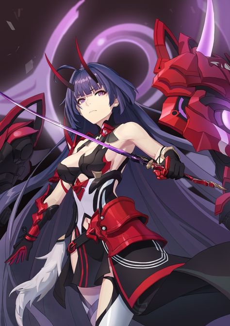 Mei Honkai Impact, Mei Honkai, Raiden Mei, Girls Portrait, Honkai Impact 3rd, 5 Anime, Honkai Impact, Character Wallpaper, Dark Anime