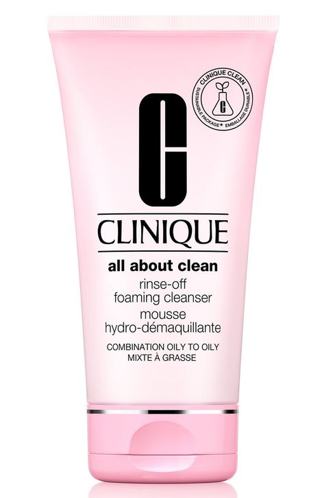 Clinique Face Wash, Clinique Cleanser, Clinique All About Clean, Lotion For Oily Skin, Cleanser For Oily Skin, Foaming Facial Cleanser, Moisturizer For Oily Skin, Foaming Cleanser, Make Up Remover