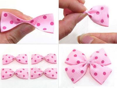 how to make a bow from ribbons | How To Make Ribbon Bows For Hair Clips ∙ How To by sandy l. on Cut ... Ribbon Bows For Hair, Make Ribbon Bow, Baby Crafts To Make, Bow For Hair, Bows For Hair, Make A Hair Bow, Hair Bows Diy Ribbon, Yarn Wig, Small Hair Bows