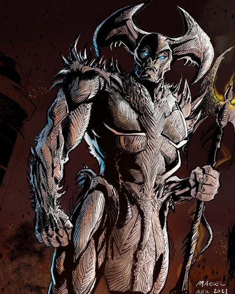 Dc Steppenwolf, Mythological Drawings, Steppenwolf Dc, Darkseid Dc, Zack Snyder's Justice League, Dc Comics Wallpaper, Comic Villains, Dc Villains, Dc Comics Artwork