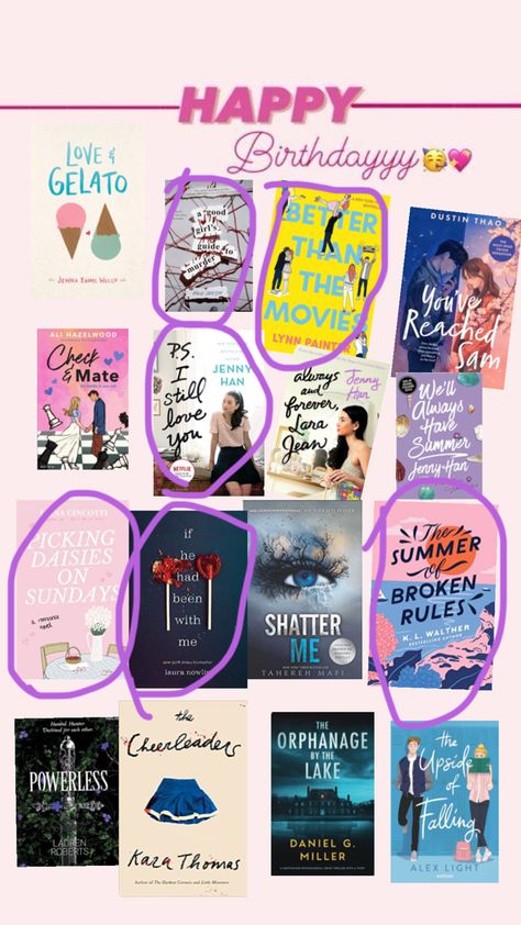 Book Tbr, Birthday 12, Jenny Han, Summer Jeans, Girl Guides, Book Ideas, Birthday, Books