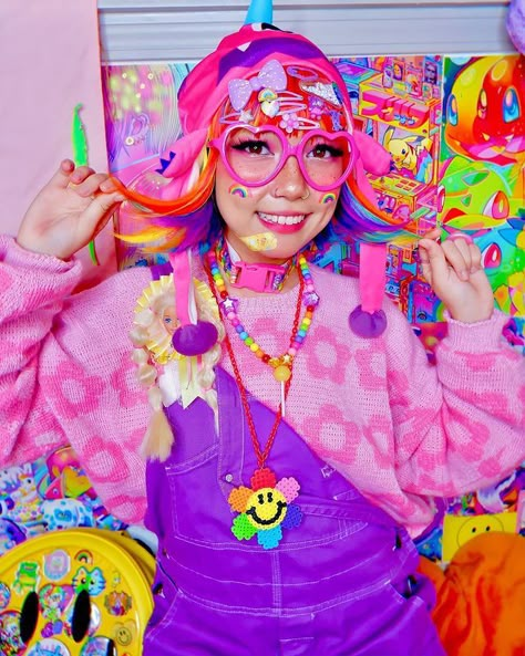 Decora Kei Fashion, Decora Aesthetic, Decora Girl, Decora Outfits, Decora Harajuku, Harajuku Decora, Decora Fashion, Estilo Harajuku, Rainbow Style