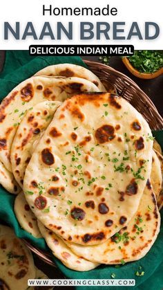 Best Naan Bread Recipe, Indian Naan Bread Recipe, Indian Bread Naan, Nice Buns, Indian Bread Recipes, Naan Bread Recipe, Homemade Naan, Homemade Naan Bread, Recipes With Naan Bread