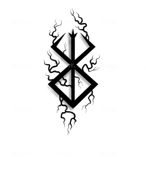 I will draw your perfect tattoo design Beserk Symbols Tattoo, Berserk Symbol Tattoo, Loki Tattoos, Immortal Tattoo, Berserker Tattoo, Loki Tattoo, Cat Graphic Art, Edgy Fonts, Manga Tattoo