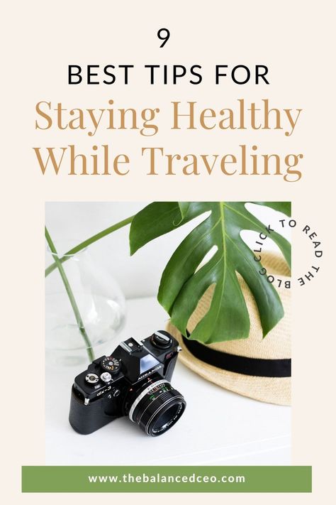 Implement some of these tips for staying healthy while traveling on your next trip and notice how much better you feel, inside and out! via @thebalancedceo Travel Wellness, Unhealthy Snacks, Ways To Stay Healthy, Healthy Snack Options, Healthy Travel, Nourishing Foods, Staying Healthy, Keeping Healthy, Healthy Lifestyle Tips