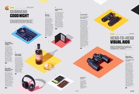 GadgetLab_WIRED on Behance Catalog Design Layout, Medical Brochure, Catalogue Layout, 잡지 레이아웃, Magazine Spread, Pub Design, Wired Magazine, Editorial Design Layout, Layout Editorial