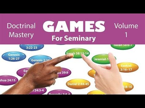 (1397) Doctrinal Mastery Games for Seminary: Volume 01 - YouTube Seminary Doctrinal Mastery Games, Lds Seminary Teaching Ideas, Doctrinal Mastery Games Book Of Mormon, Book Of Mormon Doctrinal Mastery 2024, Lds Scripture Mastery, Doctrinal Mastery Games, Scripture Mastery Games, Seminary Games, Doctrinal Mastery