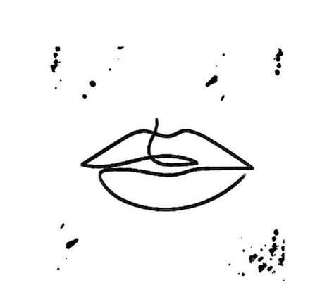 #lipsdrawing #lipart #lips #lipslove #lipslover #lipillustration Tattoo Of Lips Outline, Outline Lips, Lip Outline, Lips Illustration, Linear Illustration, Lips Drawing, Lip Tattoos, Lip Art, Minimalist Tattoo