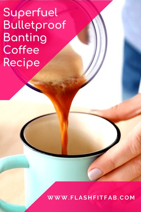 Super Fuel Bulletproof Banting Coffee - Flash Fit Fab Bullet Proof Coffee, Pegan Recipes, Cappuccino Recipe, Bulletproof Coffee Recipe, Morning Energy, Healthy Food Habits, Coffee At Home, Keto Drink, Bulletproof Coffee