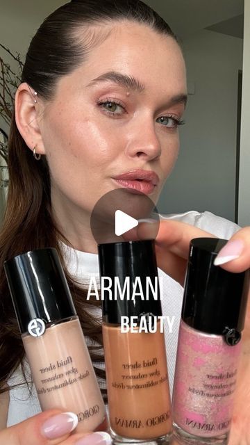 Nonny Rodriguez on Instagram: "Totally hooked on that effortless glow✨ Armani’s beauty silk foundation, fluid sheer glow enhancer, and concealer are my go-to trio for that natural, dewy look! Light weight and luminous. 

@armanibeauty & @sephora

#giftedbyarmani #armanibeauties #luminoussilk" Armani Foundation, Armani Luminous Silk Foundation Swatches, Georgia Armani Luminous Silk Foundation, Georgio Armani Luminous Silk Foundation, Armani Foundation Luminous Silk, Giorgio Armani Luminous Silk Foundation, Giorgio Armani Luminous Silk Concealer, Armani Fluid Sheer, Armani Makeup