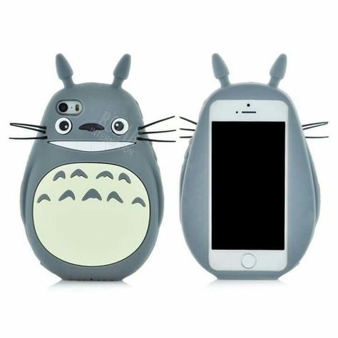 Totoro phone case Totoro Phone Case, Cats Case, Cartoon Monsters, Studio Ghibli Art, Phone Bags, 3d Cartoon, My Neighbor Totoro, Iphone 6 Case, Iphone 4s