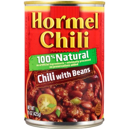 Hormel | Products | HORMEL® Chili Chili With Beans, Hormel Chili, Green Chilis, Meat Chili, Hormel Recipes, Chili Dogs, Beef Chili, Vegetarian Chili, No Bean Chili