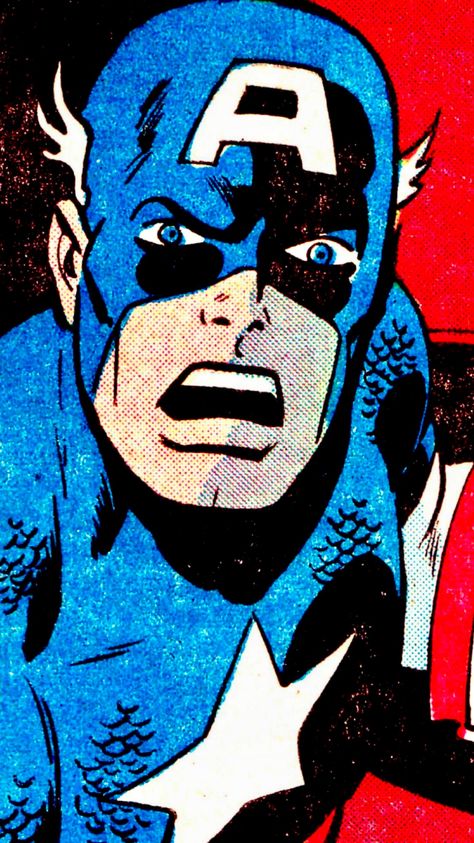 "What in God's name is happening to America?!" Captain America~ Sal Buscema, Captain America Comic, Comic Book Panels, Arte Dc Comics, Old Comics, Marvel Comics Art, Classic Comics, Retro Comic, Marvel Wallpaper