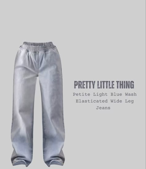 Pretty Little Thing Pants, Pretty Little Thing Jeans, Plt Winter Outfit Ideas, Trendy H&m Denim Bottoms, Plt Jeans, Plt Fits, Cheap Denim Blue Bottoms By H&m, Plt Finds, Cute Online Clothing Stores