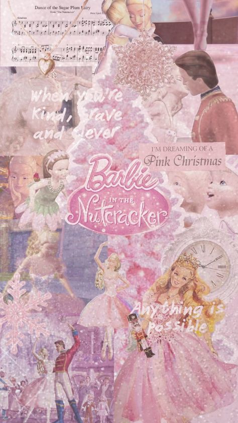 #Barbie #Barbieinthenutcracker #barbiemovies #whimsical #Christmas #thenutcracker #ballet Barbie And The Christmas Carol, Vintage Barbie Aesthetic Wallpaper, Christmas Tablet Wallpaper, Barbie In The Nutcracker Aesthetic, Barbie Nutcracker Wallpaper, Barbie Christmas Movie, Barbie 12 Dancing Princesses Wallpaper, Barbie Christmas Wallpaper, Nutcracker Aesthetic Wallpaper