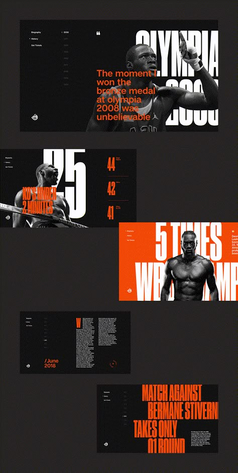 Deontay Wilder :: Behance Indie Design Graphics, Mens Website Design, Sporty Design Graphic, Fitness Presentation Design, Website Sport Design, Sport Layout Design, Sports Graphic Design Inspiration Layout, Sports Web Design, Sports Presentation Design