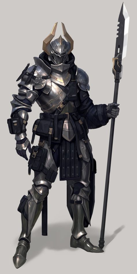 Bulky Knight Armor, Dnd Heavy Armor, Armor Designs Fantasy Art, Dnd Knight Art, Chain Mail Armor Dnd, Anime Armor Design, Heavy Armor Character Design, Fantasy Armor Male, Knight Armor Art