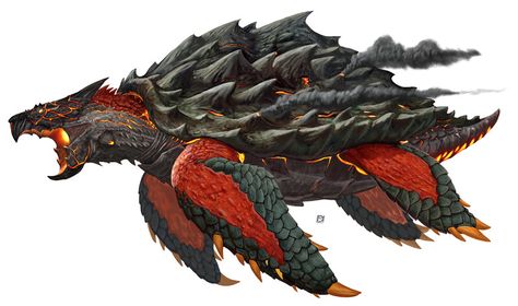 ArtStation - ARK Expansion Creatures Turtle Concept Art, Monster Turtle, Kereta Sport, Creature Fantasy, Image Spiderman, Beast Creature, Creature Artwork, Kaiju Art, Kaiju Monsters