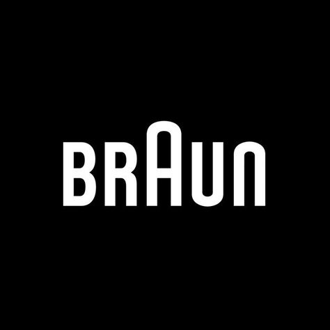 Braun. #logotype #typography #branding Braun Logo, A Black, Branding, White, Black