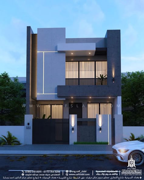 Modern Exterior Design House, Front Elevation Designs 2023, Modern Front Elevation, Modern House Front Elevation, Small House Design Philippines, House Structure Design, House Front Elevation, House Outer Design, Small House Elevation