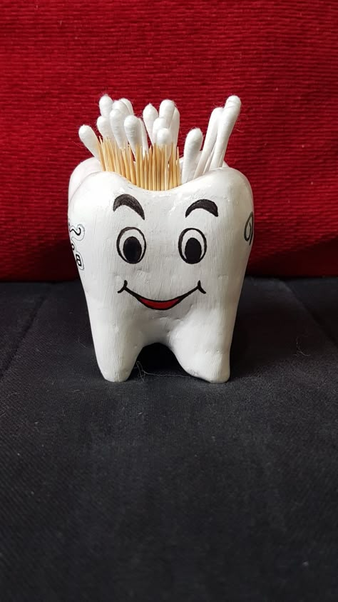 Toothbrush Clay Holder, Clay Toothpick Holder, Kary Dasty, Lamasa Art, Ceramic Toothbrush Holder Handmade, Pottery Toothpick Holder, 3d Printed Toothbrush Holder, Diy Brush Holder, Creative School Project Ideas