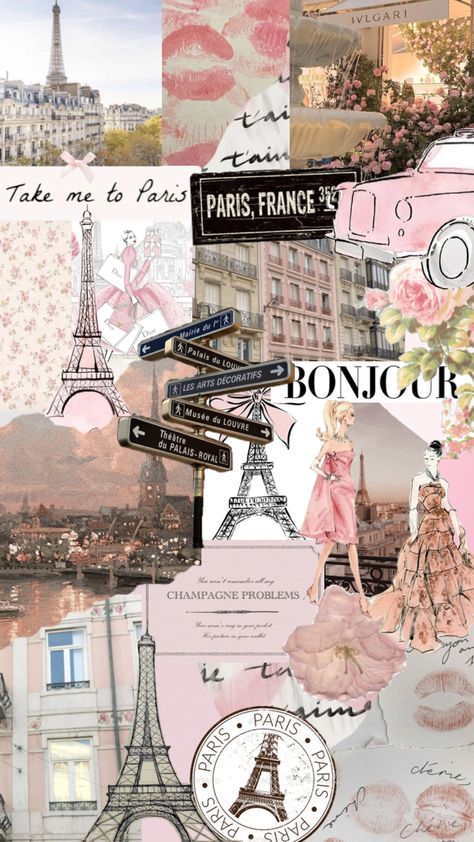 Paris Aesthetic Wallpaper, Paris Background, Europe Wallpaper, Printable Wall Collage, Feminine Energy Aesthetic, France Aesthetic, Paris Wallpaper, Bow Wallpaper, Paris Girl