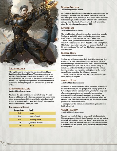 "Ranger Conclave Collection" v1.1 - Hunt your quarry with 10 new subclasses and 20 new spells for the ranger class: UnearthedArcana Monster Hunter Ranger Dnd, Homebrew Ranger Archetype, Dnd Ranger Homebrew, Subclasses 5e, Dnd Archetypes, Cleric Domains, 5e Classes, Dnd Ranger, Dnd Subclasses