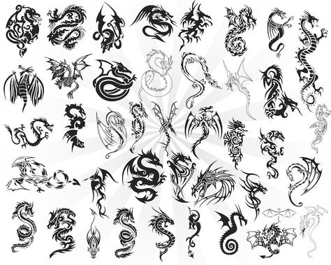 Dragon tattoo art