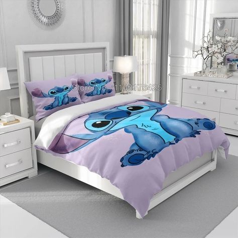 Lilo & Stitch Animation Stitch Bedding Set 3D Home Textile Pillowcase Quilt Cover Bedding The Best Gift Bedroom Decor https://www.jaaziintl.com/products/lilo-stitch-animation-stitch-bedding-set-3d-home-textile-pillowcase-quilt-cover-bedding-the-best-gift-bedroom-decor Jaazi Intl #Bestseller Stitch Bedding Set, Stitch Bed Sheets, Stitch Bedding, Home Themes, Kids' Bed, Disney Stitch, Cover Pillow, Quilt Sets Bedding, Bedroom Themes