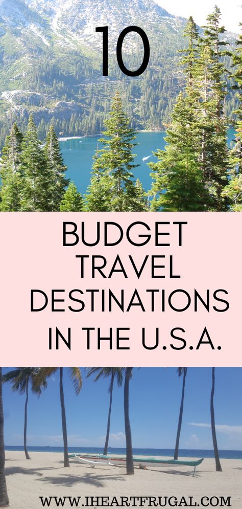 Are you looking for some cheap travel? If you want to see the country, but don't have a lot of money, it is possible to travel on a budget. You can save money on travel and still have fun. #budgettravel #travelonabudget #frugalliving 12/30-AE Traveling On A Budget, Budget Trips, Cheapest Places To Live, Frugal Travel, Travel On A Budget, Cheap Places To Travel, Travel Cheap, Budget Friendly Travel, Budget Vacation