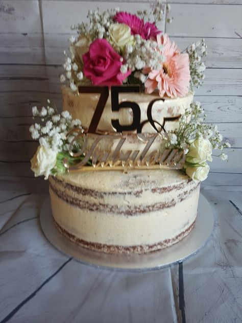 63rd Birthday Cake For Women, 75 Year Old Birthday Party Ideas, 75th Birthday Ideas For Mom Cake, 75th Birthday Cake For Women, 75 Birthday Party Ideas Mom, 75th Birthday Ideas For Mom, 75th Birthday Ideas, Surprise Birthday Party Decorations, 75th Birthday Cake