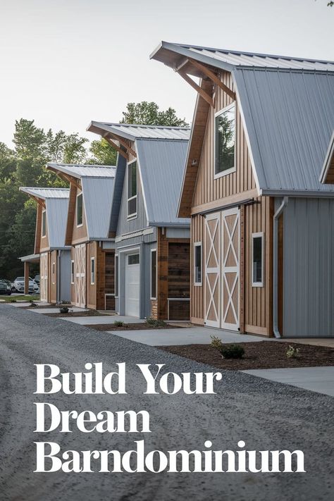 Build Your Dream Barndominium on a Budget Barndominium On A Budget, Dream Barndominium, Barndominium Cost, Modern Country Living, Barndominium Interior, Gambrel Roof, Metal Siding, Rustic Retreat, Kitchen Fireplace