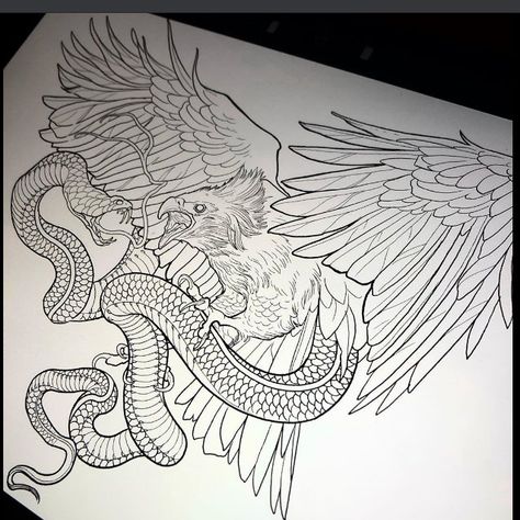 Golden eagle fighting snake in irezumi style tattoo Eagle And Snake Drawing, Golden Eagle Tattoo Design, Eagle Eating Snake Tattoo, Mexican Eagle And Snake Tattoo, Mexican Eagle Drawing, Mexican Eagle Tattoo Design, Screaming Eagle Tattoo, Eagle With Snake Tattoo, Eagle Vs Snake Tattoo