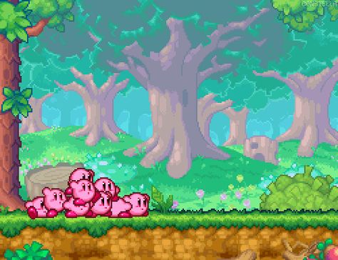 Kirby Live Wallpaper Pc, Kirby Dance Gif, Kirby Wallpaper Desktop Gif, Kirby Gif Wallpaper, Kirby Pixel Gif, Kirby Game, Kirby Gif, Piskel Art, Kirby Art