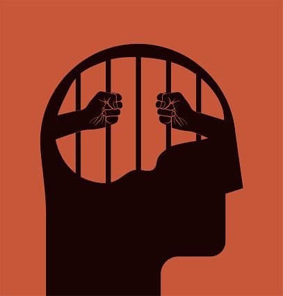 Freedom Silhouette Woman - Free image on Pixabay Prison Illustration, Freedom Poster, Thinking Process, Inner World, Woman Silhouette, Public Domain Images, Free Illustrations, Free Pictures, Image Illustration