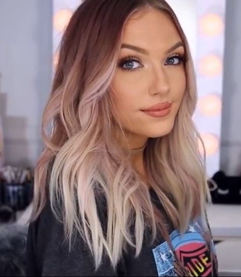 Mauve And Blonde Hair, Pale Pink Money Piece Hair, Purple Hair Fair Skin, Purple Tinted Hair Blonde, Subtle Purple Hair Blonde, Orchid Blonde Hair, Plum Hair, Peekaboo Hair, Hair Help