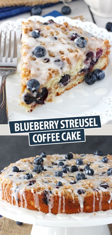 Blueberry Streusel Coffee Cake, Blueberry Coffeecake, Blueberry Coffee Cake Recipe, Blueberry Streusel, Cake Blueberry, Breakfast Coffee Cake, Streusel Coffee Cake, Blueberry Coffee Cake, Blueberry Coffee