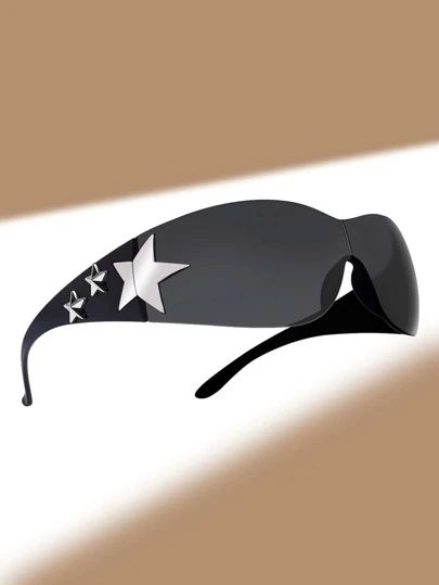 Y2k Glasses, Star Decor, Y2k Sunglasses, Y2k Accessories, Trendy Glasses, Street Snap, Stylish Glasses, Jewelry Accessories Ideas, Fashion Glasses