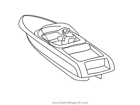 Speed Boat Coloring Page Boat Coloring Page, Jet Boat, Motor Boat, Ski Boats, Speed Boat, Drawing Drawing, Jet Boats, School Age, Motor Boats