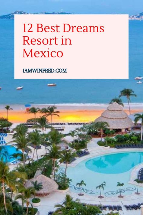 Are you looking for a dream vacation in Mexico? Look no further! In this article, we explore the 12 best Dreams resorts in Mexico, where you can indulge in luxury, relaxation, and unforgettable experiences. #mexico #exploremexico #dreamsresorts Dreams Sands Cancun, Dreams Vista Cancun, Luxury Relaxation, Dreams Tulum Resort, Resorts In Mexico, Luxury Palace, Dreams Resorts, Best All Inclusive Resorts, Palace Resorts