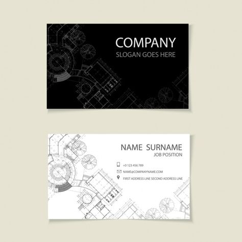 Architecture Visiting Card Design, Architecture Visiting Card, Architecture Business Cards, White Business Card Design, Interior Designer Business Card, Ads Manager, Construction Business Cards, Company Business Cards, Facebook Ads Manager