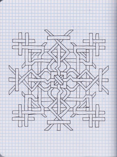 Blackwork Embroidery Patterns, Blackwork Cross Stitch, Graph Paper Designs, Graph Paper Drawings, Blackwork Patterns, Easy Pixel Art, Geometric Pattern Art, Geometric Design Art, Pixel Drawing