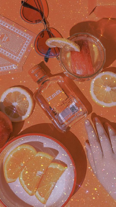 Orange Lockscreen Aesthetic, Brew Aesthetic, Orange Coquette, Coquette Background, Shimmer Aesthetic, Orange Preppy, Pearl Aesthetic, Jelly Wallpaper, Oranjestad