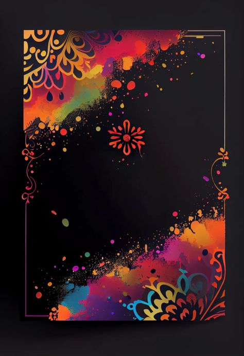 Free Happy Holi Card Holi Invitation Card Template, Holi Invitation, Happy Holi Template, Ganesha Vector, Holi Card, Happy Holi Posters, Holi Wishes From Company, Holi Festival Of Colours, Festival Of Colors